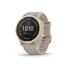 Montre Connectée GPS Garmin FENIX 6S PRO SOLAR Light Gold Bracelet Beige -Pas Cher périphériques de vélo de route Magasin 6sprolightgold z