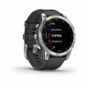 Montre Garmin Multisport EPIX 2ème Génération Acier Silver 1 Montre Garmin Multisport EPIX 2ème Génération Acier Silver -Pas Cher périphériques de vélo de route Magasin Epix acier Silver face 1 big