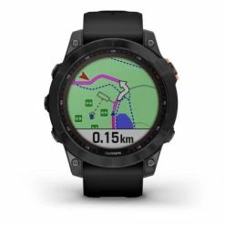 Montre GPS GARMIN FENIX 7S SOLAR Gray Bracelet Noir
