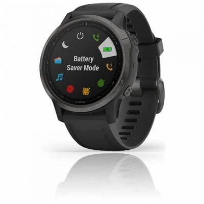 Montre Garmin Fenix 6 Pro Gray Noire Bracelet Noir 5 Montre Garmin Fenix 6 Pro Gray Noire Bracelet Noir – Image 3