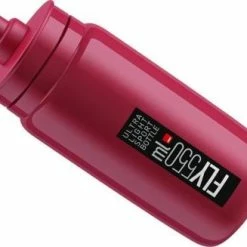 Bidon De Vélo ELITE Fly 550 Ml Bordeaux