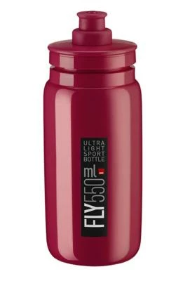 Bidon De Vélo ELITE Fly 550 Ml Bordeaux 4 Bidon De Vélo ELITE Fly 550 Ml Bordeaux – Image 2