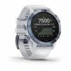Montre GPS Garmin Fenix 6 Pro Solar Titane Bleue Cobalt Bracelet Blanc. -Pas Cher périphériques de vélo de route Magasin fenix pro solar titane 1 big