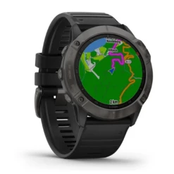 MONTRE GARMIN FENIX 6X SAPPHIRE CARBON GREY DLC -Pas Cher périphériques de vélo de route Magasin fenix6x3 z 1