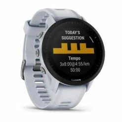 Montre GPS Garmin Forerunner 955 Blanche -Pas Cher périphériques de vélo de route Magasin forerunner 955 blanche montre big