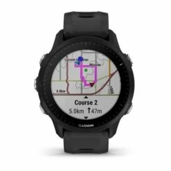 Montre GPS Garmin Forerunner 955 Solar Noire -Pas Cher périphériques de vélo de route Magasin forerunner 955 noire face big