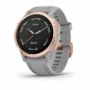 Montre Sport Garmin Fenix 6S Sapphire Rose Gold Bracelet Gris -Pas Cher périphériques de vélo de route Magasin garmin 6 S sapphire big