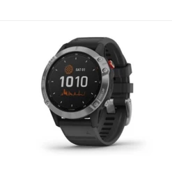 MONTRE GARMIN FENIX 6S SOLAR SILVER BRACELET NOIR