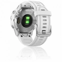 Montre GPS De Sport Garmin Fenix 6S Silver, Bracelet Blanc -Pas Cher périphériques de vélo de route Magasin iuiuiuiui z