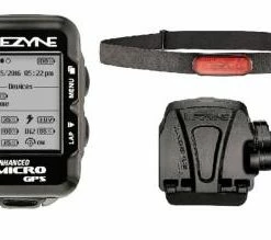 Compteur Lezyne Micro GPS + Ceinture + Cadence