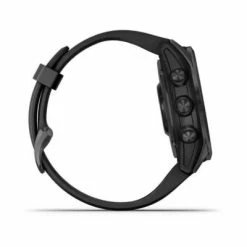 Montre GPS GARMIN FENIX 7S SOLAR Gray Bracelet Noir -Pas Cher périphériques de vélo de route Magasin montre fenix 7S solar grise profil big