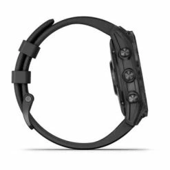 Montre GPS GARMIN FENIX 7 SOLAR Gray Bracelet Noir -Pas Cher périphériques de vélo de route Magasin montre sport fenix 7 solar profil big