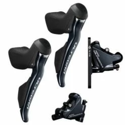 Mini Groupe Shimano Ultegra Di2 à Disc R8070 -Pas Cher périphériques de vélo de route Magasin poignees velo route shimano ultegra di2 r8070 11v avec etriers big