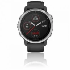 Garmin Montre GPS De Sport Fenix 6S Silver Noir, Bracelet Noir -Pas Cher périphériques de vélo de route Magasin rtrtrtrt z